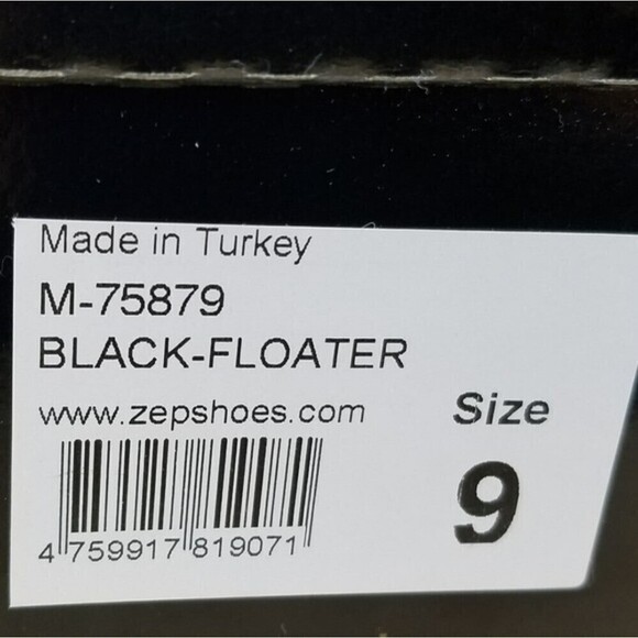 Men's 9M 100% Genuine Leather Black Ankle Boots by Paul Branco Side Zip Lace-up - Picture 11 of 11